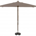 STURDI PLUS Wood 3m x 2m Rectangular Parasol