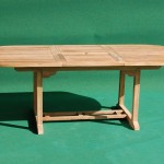 Teak Oval Extending Table