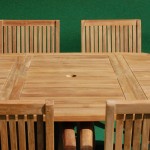 Teak Round Extending Table