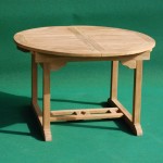 Teak Round Extending Table