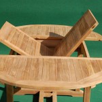 Teak Round Extending Table