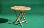 Teak folding table 90 cm