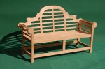 Teak Lutyens Bench