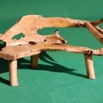 Teak Root Bench Extra Large