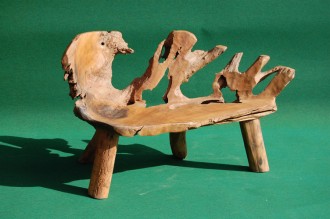 Teak Root Bench Large