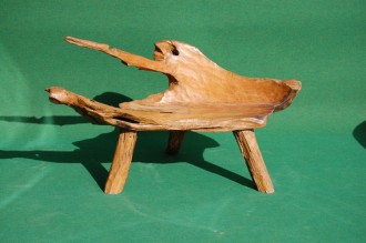 Teak Root Bench Small