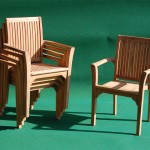 Teak Stacking Chair